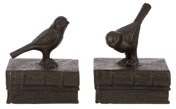 Bird on Books Bookend (1 pair) by Ganz CB187338