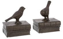 Load image into Gallery viewer, Bird on Books Bookend (1 pair) by Ganz CB187338