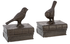 Bird on Books Bookend (1 pair) by Ganz CB187338