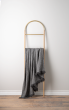 Load image into Gallery viewer, Charcoal Chenille Throw by Ganz CB187573