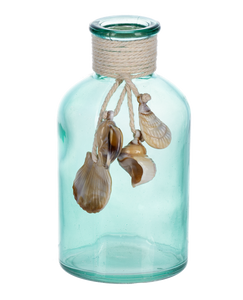 Decorative Bottle with Faux Shell Dangle (6pc ppk) by Ganz CB188056