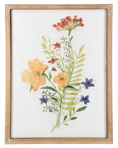 Embossed Wild Flower Wall Decor by Ganz CB188285