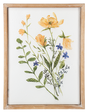 Load image into Gallery viewer, Embossed Wild Flower Wall Decor by Ganz CB188285