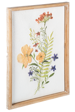 Load image into Gallery viewer, Embossed Wild Flower Wall Decor by Ganz CB188285