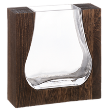 Load image into Gallery viewer, Modern Wood with Glass Inlay Vase by Ganz CB188371