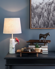Load image into Gallery viewer, Birch with Cardinal Table Lamp by Ganz CB195079
