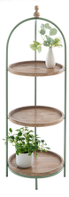 Load image into Gallery viewer, Green &amp; Natural Three Tier Plant Stand by Ganz CB195796
