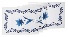 Load image into Gallery viewer, Blue &amp; White Watercolor Floral Table Runner  by Ganz CB196711
