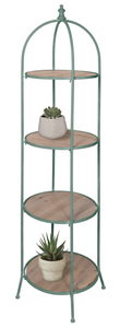 Sage Round Four Tier Plant Stand by Ganz CG176882