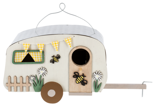 Bee & Flower Camper Birdhouse by Ganz CG180400