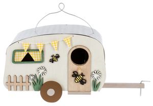 Bee & Flower Camper Birdhouse by Ganz CG180400