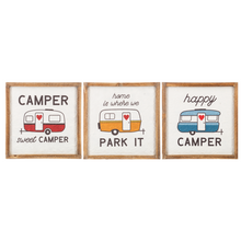 Load image into Gallery viewer, Camper Wall Decor by Ganz CG180441