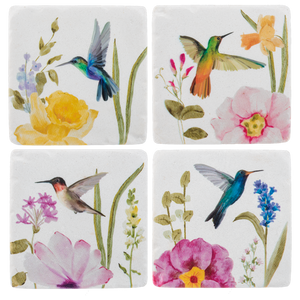 Hummingbird Coaster (4pc set) by Ganz CG187321