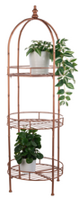 Load image into Gallery viewer, Antique Copper Finish Three Tier Plant Stand by Ganz CG188352