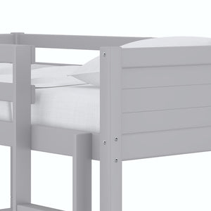 Capri Wood Floor Bunk Bed by HH2/Hillsdale 7174-311 Gray
