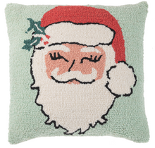 Load image into Gallery viewer, Punch Hook Santa Pillow by Ganz CX186696