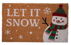 Let it Snow Snowman Doormat by Ganz CX186728