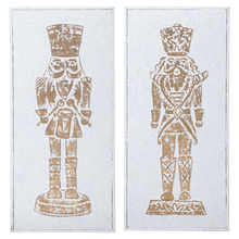 Load image into Gallery viewer, Embossed Nutcracker Wall Decor by Ganz CX196238