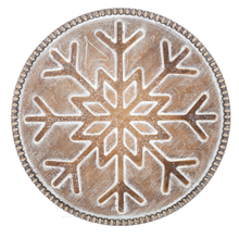 Load image into Gallery viewer, Carved Snowflake Wall Decor (2pc set) by Ganz CX196256