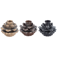 Pinecone Taper Holder by Ganz CX196267