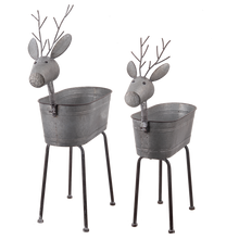 Load image into Gallery viewer, Reindeer Planter by Ganz CX196388