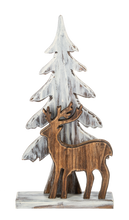 Load image into Gallery viewer, Deer in Forest Decor by Ganz CX197655