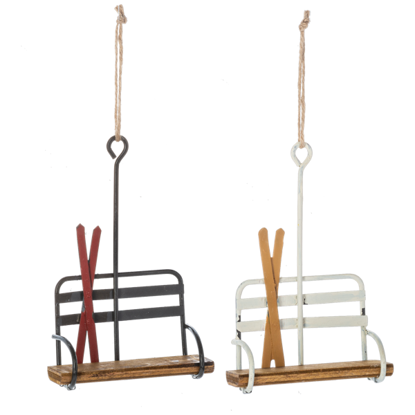 Chair Lift Ornament by Ganz CX197664