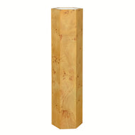 Dann Foley Lifestyle Hex Wood Pedestal with Mirror Top by StyleCraft DFF20107