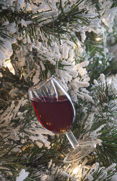 Merry Merlot Wine Glass Ornament by Ganz EX25630 – Coen's Home Furnishings