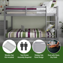 Load image into Gallery viewer, Capri Wood Floor Bunk Bed by HH2/Hillsdale 7174-311 Gray