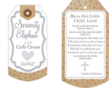 Load image into Gallery viewer, Serenity Elephant with Cross (2pc set) by Ganz H15316