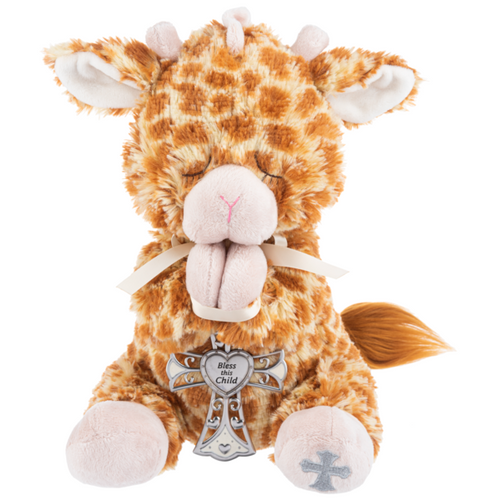 Serenity Giraffe with Cross (2pc set) by Ganz H15317