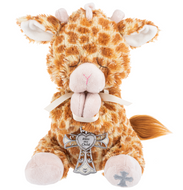 Serenity Giraffe with Cross (2pc set) by Ganz H15317