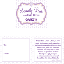 Load image into Gallery viewer, Serenity Lamb with Cross (2pc set) by Ganz HE10234 Blue