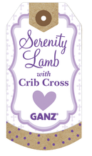 Load image into Gallery viewer, Serenity Lamb with Cross (2pc set) by Ganz HE10234 Blue