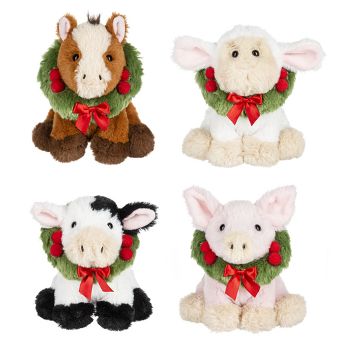 Yuletide Wreath Animals  by Ganz HX11731