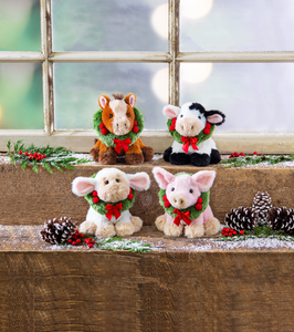 Yuletide Wreath Animals  by Ganz HX11731