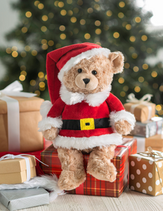 Joyous Santa Bear by Ganz HX11848