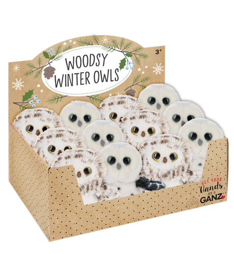 Woodsy Winter Owls  by Ganz HX11863