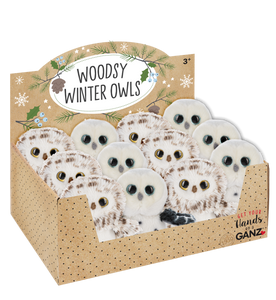 Woodsy Winter Owls  by Ganz HX11863