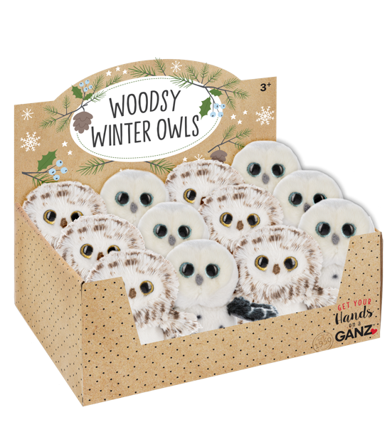 Woodsy Winter Owls  by Ganz HX11863