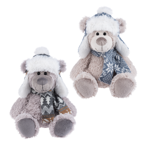 Wintery Warm Bears  by Ganz HX11949