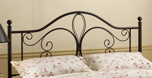 Milwaukee Full/Queen Metal Headboard by HH2/Hillsdale 1014-490 Antique Brown