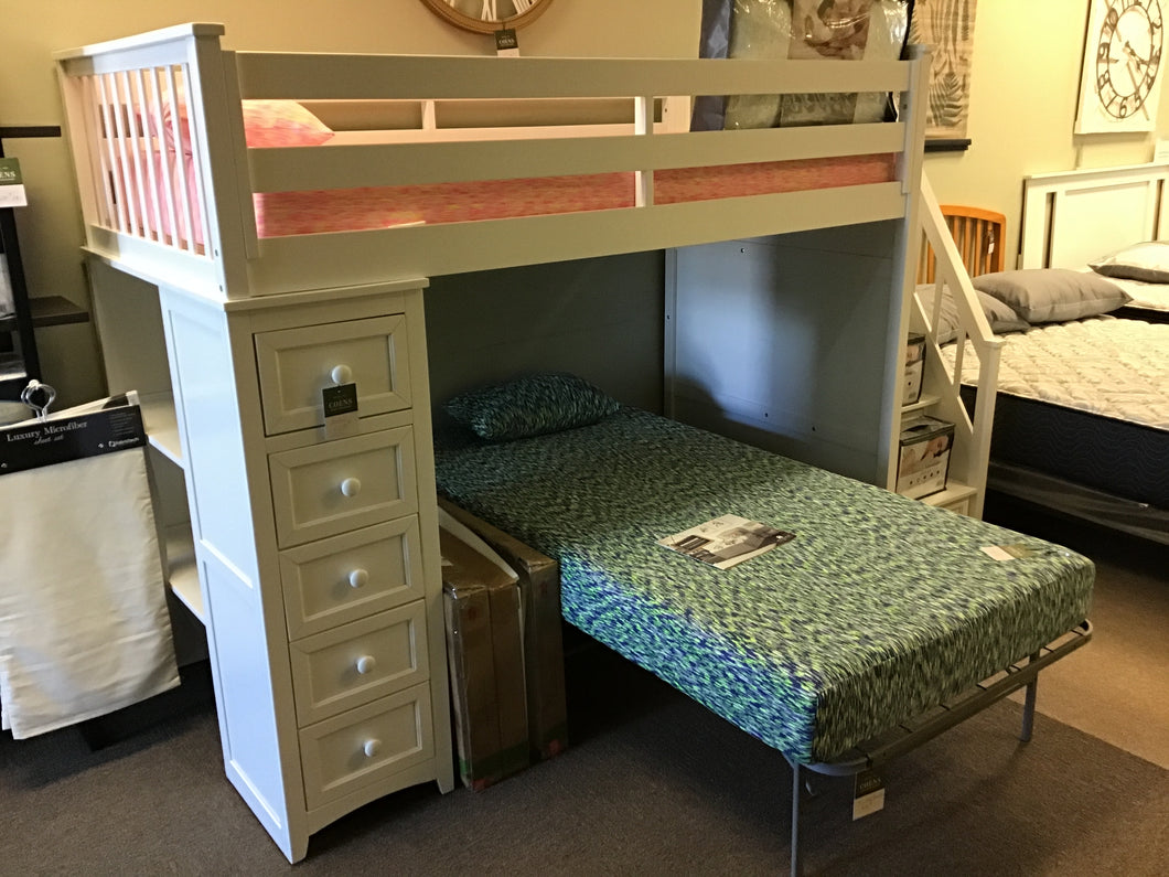 Schoolhouse 4.0 Loft Bed by Hillsdale Furniture 7090A, 7090B, 7090E, 7090F, 7090G, 7090M, 7090N