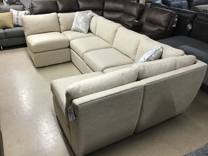 Montrose Sectional by La-Z-Boy Furniture 6CC(x2), 60M(x4)-668 C186371 Pebble Discontinued fabric