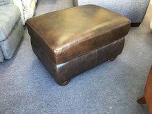 Load image into Gallery viewer, Theo Leather Ottoman by La-Z-Boy Furniture 247-651 LB178278 Coffee
