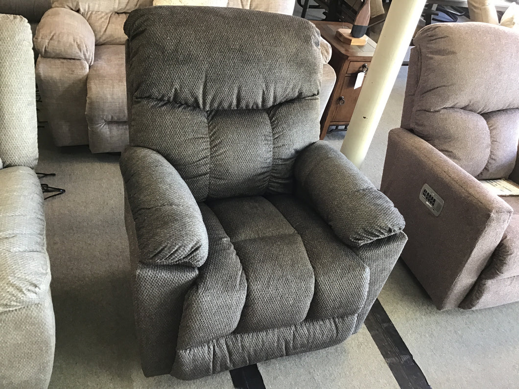 Morrison Power Rocking Recliner w/ Headrest & Lumbar 10X-766 RW B153853 Silver