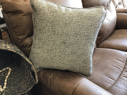 Throw Pillow by Marshfield Coconut Graphite