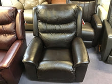 Load image into Gallery viewer, Rosewood Leather Rocker Recliner by La-Z-Boy Furniture 10-756 LB164879 Chocolate Discontinued style