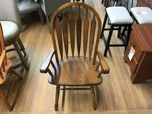 Colonial Windsor Arm Chair by Tennessee Enterprises 3126BW Burnished Walnut